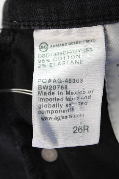 AG Adriano Goldschmied Womens The Legging Ankle SuperSkinny Jeans Black Size 26