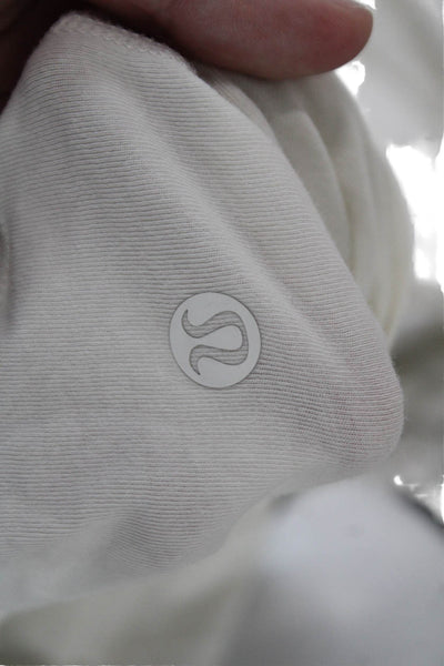 Lululemon Women's Long Sleeves Round Neck Athletic T-Shirt White Size S