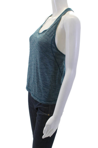 Lululemon Women's Scoop Neck Racerback Athletic Tank Top Blue Size S