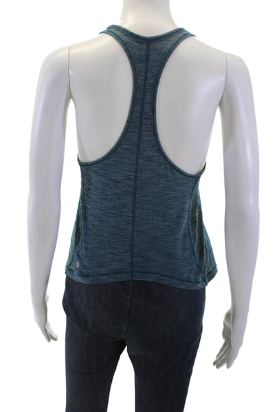 Lululemon Women's Scoop Neck Racerback Athletic Tank Top Blue Size S