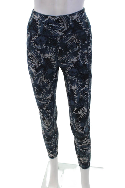 Sweaty Betty Women's Midrise Fitted Athletic Floral Legging Teal Size XS