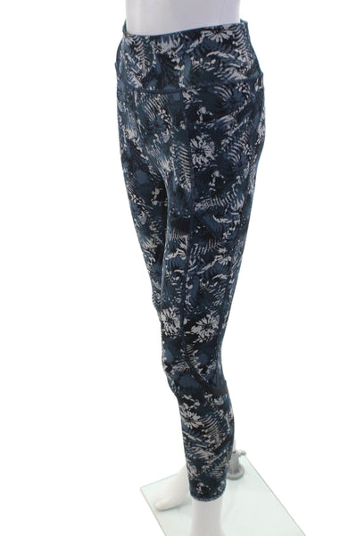 Sweaty Betty Women's Midrise Fitted Athletic Floral Legging Teal Size XS