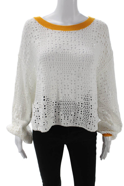Rachel Zoe Womens Printed Mock Neck Full Zip Sweater Top Brown Size M