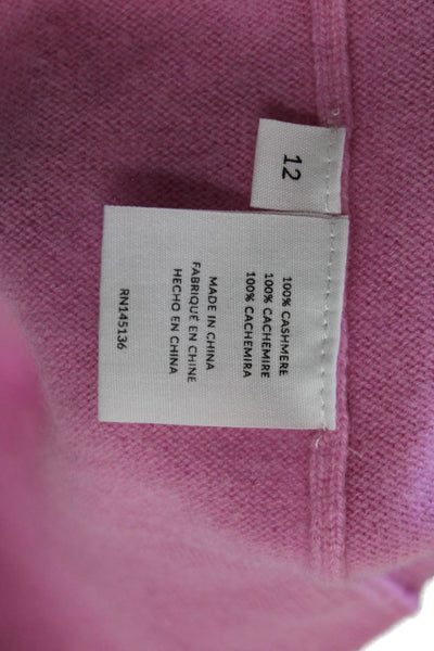 Naadam Girls Pullover Sweater Pink Size 12