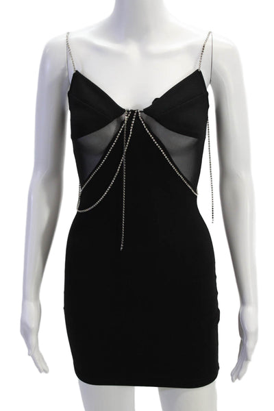 Superdown Womens Mini Dress Black Size 2XS