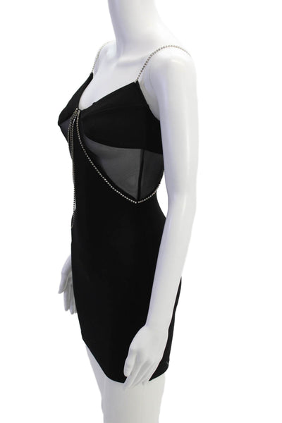 Superdown Womens Mini Dress Black Size 2XS