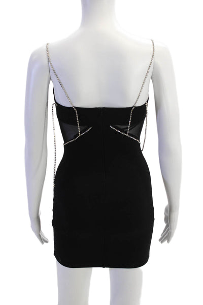 Superdown Womens Mini Dress Black Size 2XS