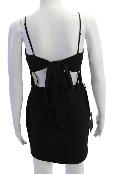 Solace London Womens Mini Dress Black Size XS