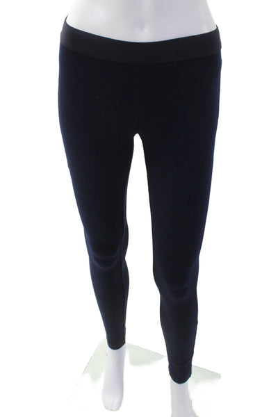 J Crew Womens Elastic Waist Low-Rise Skinny Pants Navy Size 0R