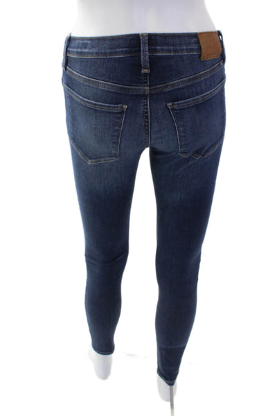 Lucky Brand Womens Denim Dark Wash Skinny Jeans Navy Size 25