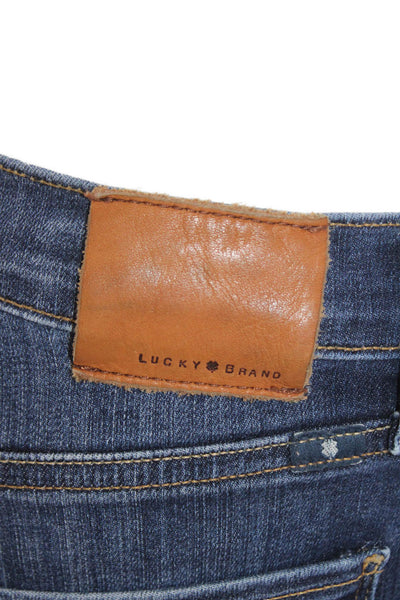 Lucky Brand Womens Denim Dark Wash Skinny Jeans Navy Size 25