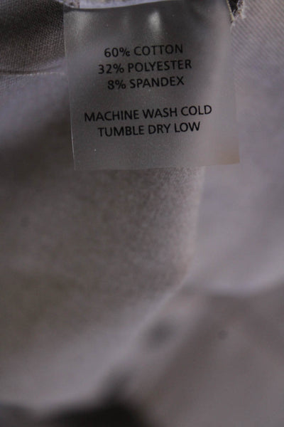 Ecru Womens Cotton Blend Low-Rise Skinny Pants Brown Size 2