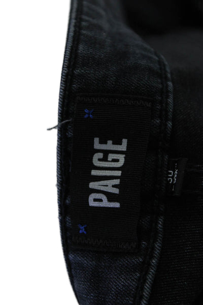 Paige Black Label Womens Dark Wash Lennox Jeans Blue Cotton Size 30