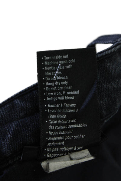 Paige Black Label Womens Dark Wash Lennox Jeans Blue Cotton Size 30
