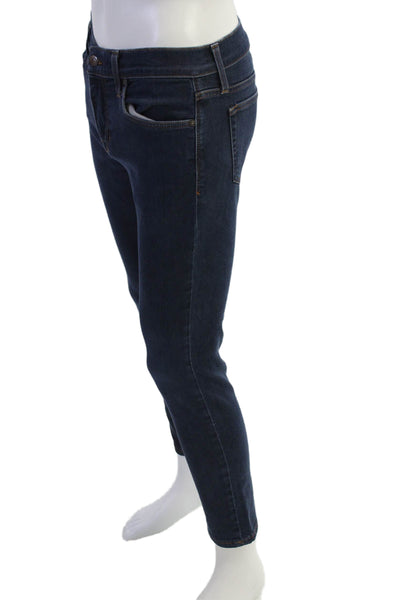Joes Mens Zip Up Slim Fit Dark Wash Jeans Bluer Cotton Size 30