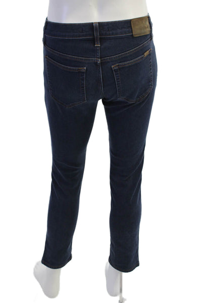 Joes Mens Zip Up Slim Fit Dark Wash Jeans Bluer Cotton Size 30