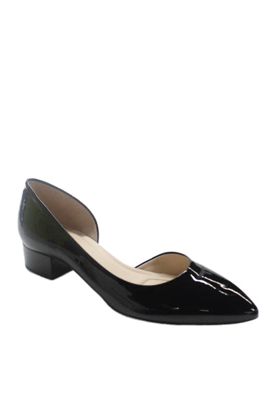 Alex Marie Womens Vegan Leather Block Heels Norah Shoes Black Size 8.5M