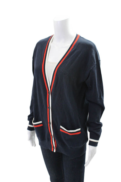 The Upside Women's Long Sleeves Button Down Cardigan Sweater Blue Size XS