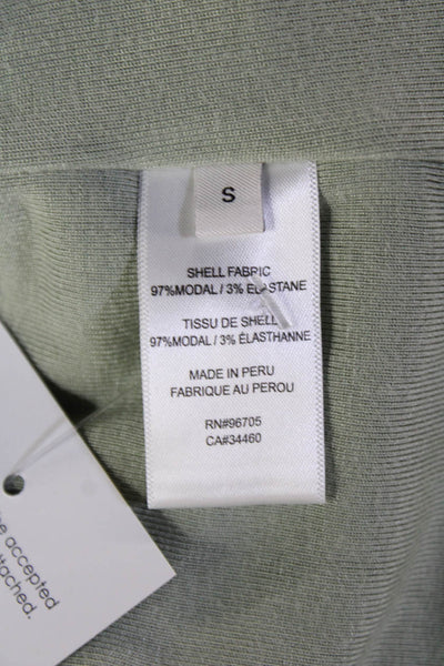 Rebecca Taylor Womens Ruched Short Sleeves Maxi Dress Mint Green Size Small