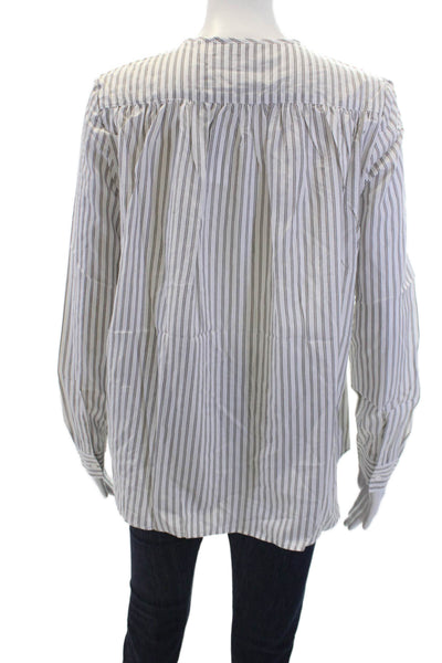 French Connection Womens Button-Down Top White Size XS