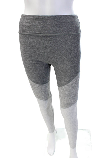 Outdoor Voices Womens Heathered Mid-Rise Activewear Leggings Gray Size XS