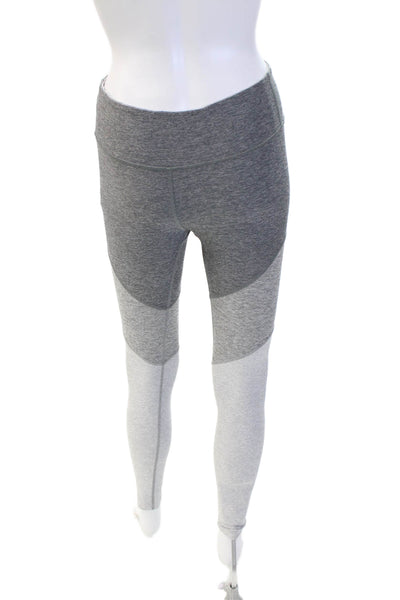 Outdoor Voices Womens Heathered Mid-Rise Activewear Leggings Gray Size XS