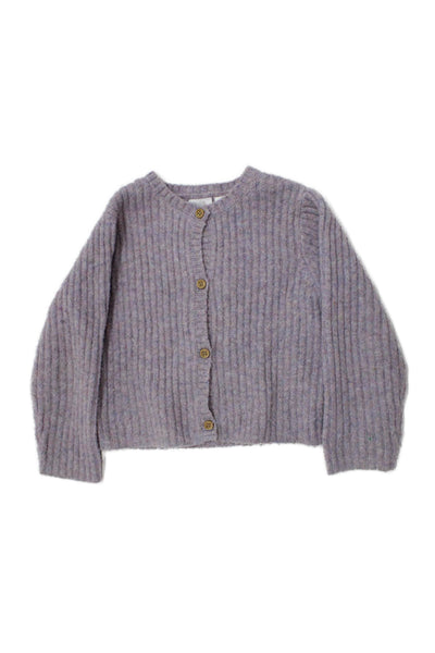 Zara Toddlers Long Sleeve Button Knit Sweater Pink Size 2-3Y