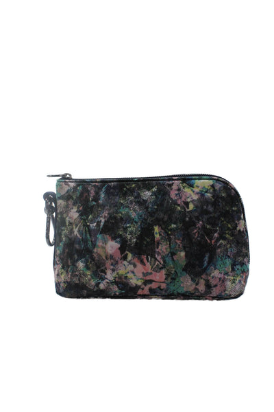 Lululemon Womens Abstract Print Zip Makeup Case Black Multicolor