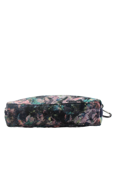 Lululemon Womens Abstract Print Zip Makeup Case Black Multicolor