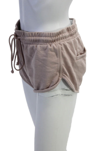 Pistola Womens Mid Rise Drawstring Waist Shorts Pink Size Extra Small