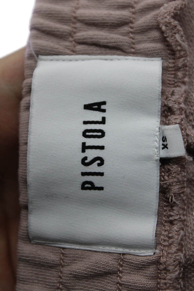 Pistola Womens Mid Rise Drawstring Waist Shorts Pink Size Extra Small