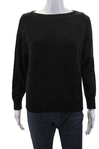 Vince Womens Pullover Sweater Black Size S