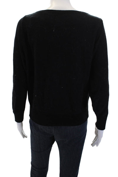 Vince Womens Pullover Sweater Black Size S