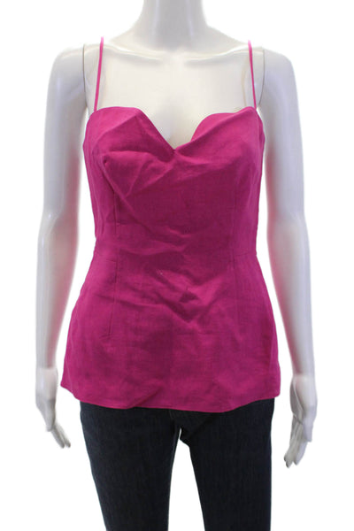 Theory Womens Sleeveless Tank Top Pink Size 2