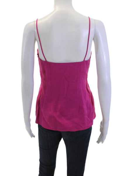 Theory Womens Sleeveless Tank Top Pink Size 2