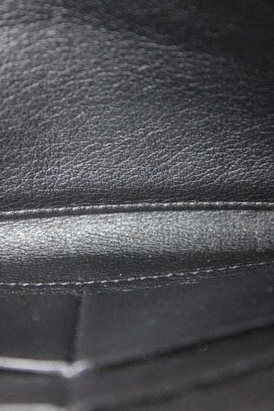 Dunhill Mens Leather Full Zip Wallet Black