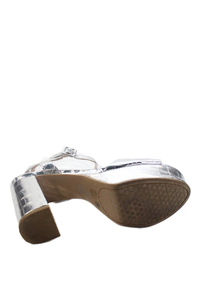 Chinese Laundry Womens High Heels Silver Size 7.5