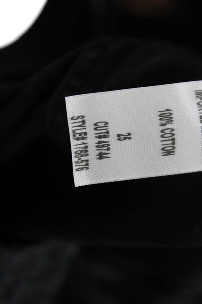 Citizens of Humanity Womens Surplus Relaxed Fit Wide Leg Pants Black Size 25