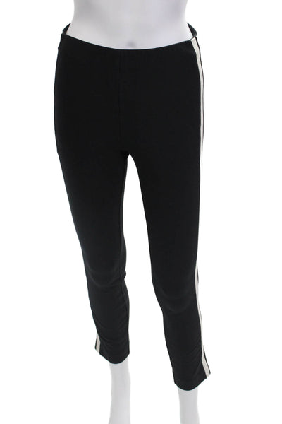 Rag & Bone Womens Zip Stripe Slim Leg Lined Pants Black Size 0