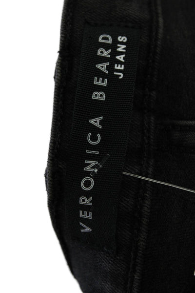Veronica Beard Womens Skinny Jeans Black Size 24