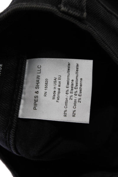 Veronica Beard Womens Skinny Jeans Black Size 24