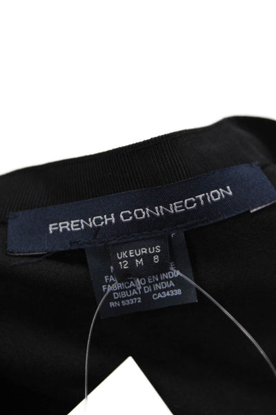 French Connection Womens Clandre Lace Mix Skirt Black Size 8