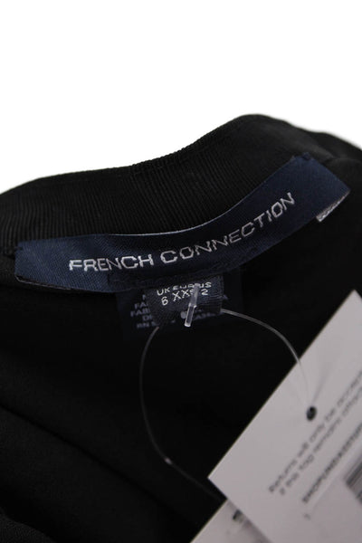 French Connection Womens Clandre Lace Mix Skirt Black Size 2