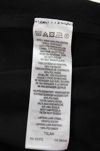 French Connection Womens Clandre Lace Mix Skirt Black Size 2