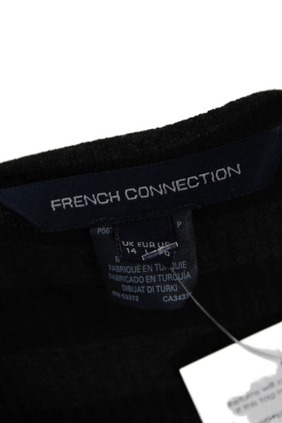 French Connection Womens Knit Dress Gray Size 10