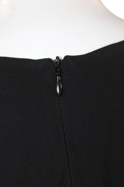 French Connection Womens V-Neck Jumpsuit Black Size 4