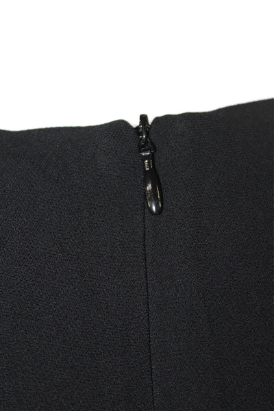 French Connection Womens V-Neck Jumpsuit Black Size 2