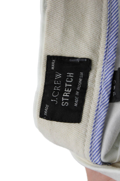 J Crew Stretch Mens Cotton 484 Slim Straight Leg Dress Pants Light Green Size 34