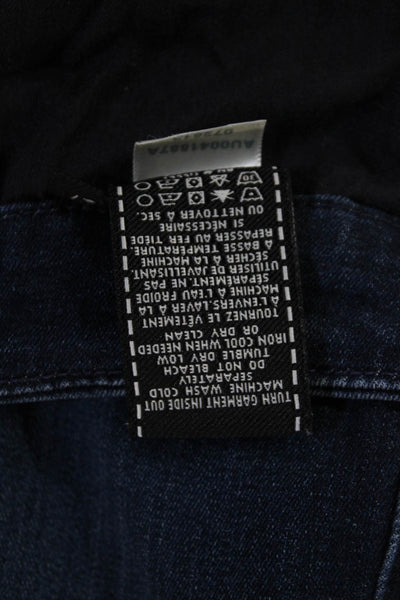 7 For All Mankind Womens Dark Wash The Skinny Leg Jeans Blue Size 27