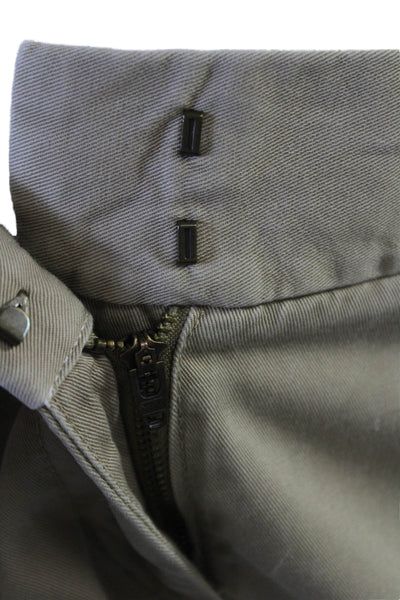 J Crew Womens Cotton Four Pocketed Casual Shorts Solid Beige Size 6
